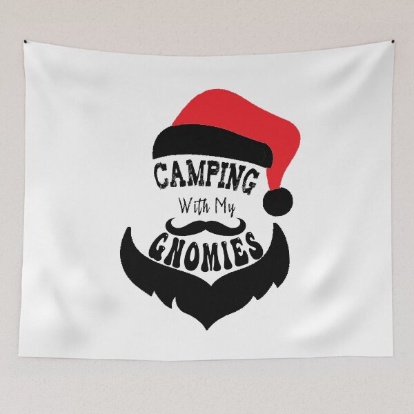 Item preview, Camping with my Gnomies funny christmas designed and sold by illustrapho.