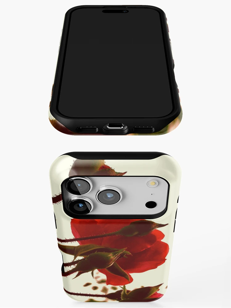Thumbnail 3 of 4, iPhone Case, Red Roses designed and sold by itchingink.