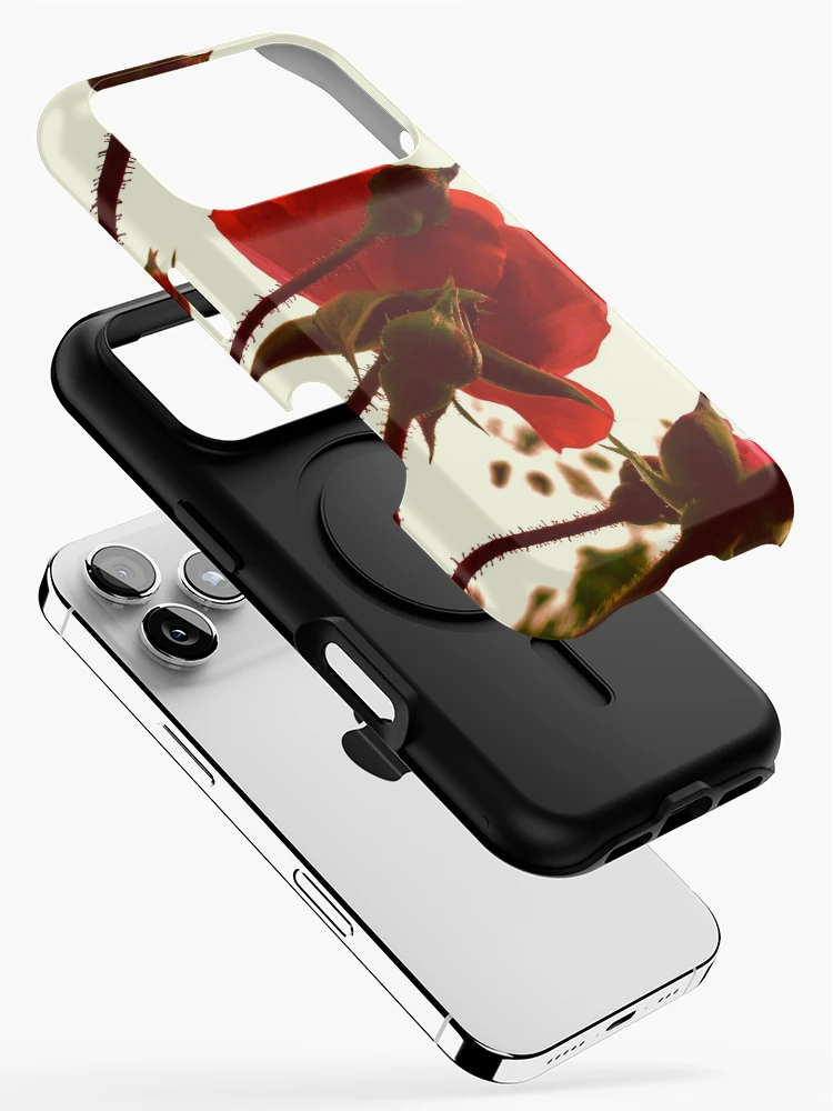 Thumbnail 2 of 4, iPhone Case, Red Roses designed and sold by itchingink.