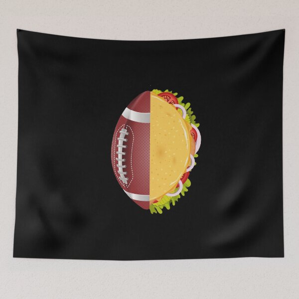 Item preview, Football And Tacos Funny taco, Mexican food love taco designed and sold by AMINE  ★★★★★.