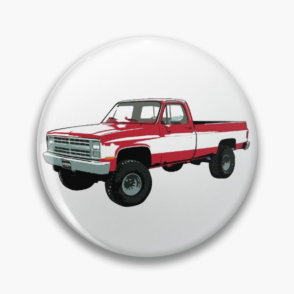 Item preview, Red & White 80s 4x4 C Truck designed and sold by CoolRide.