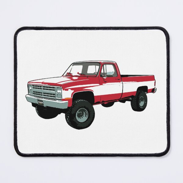 Item preview, Red & White 80s 4x4 C Truck designed and sold by CoolRide.