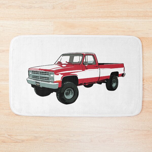 Item preview, Red & White 80s 4x4 C Truck designed and sold by CoolRide.