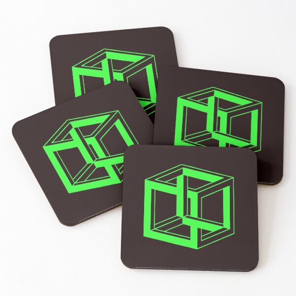 Item preview, Impossible Cube Optical Illusion designed and sold by WhatWhatDesigns.