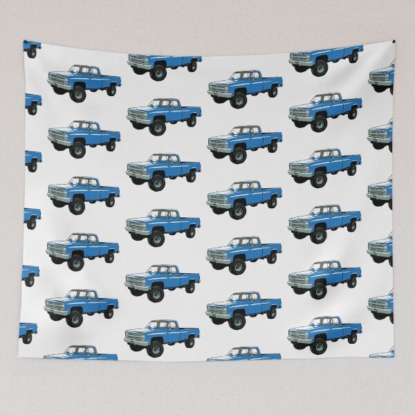 Item preview, Light Blue 80s 4x4 C Truck designed and sold by CoolRide.