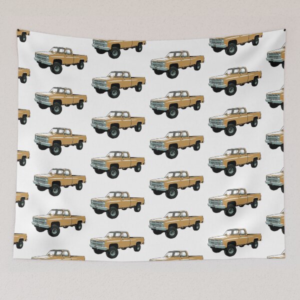 Item preview, Beige 80s 4x4 C Truck designed and sold by CoolRide.