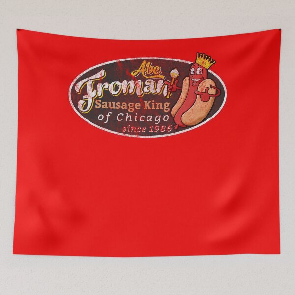 Item preview, Abe Froman Sausage King Worn Oval designed and sold by Alema Art.