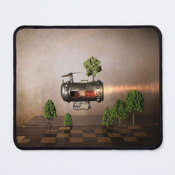 Item preview, Steampunk airship gears chessboard flight designed and sold by Cinzia Murgia.
