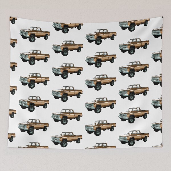 Item preview, Brown & Beige 80s 4x4 C Truck designed and sold by CoolRide.