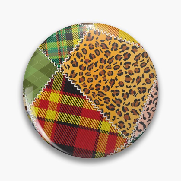 Artikelvorschau, Patchwork mit Leopardenmuster in Büffelkaro-Optik entworfen und verkauft von MintaApparel.