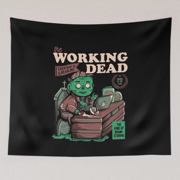 Item preview, The Working Dead - Funny Zombie Office Gift designed and sold by EduEly.