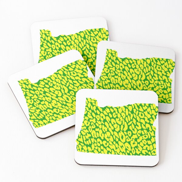 Item preview, yellow and green leopard oregon designed and sold by mtayzart.