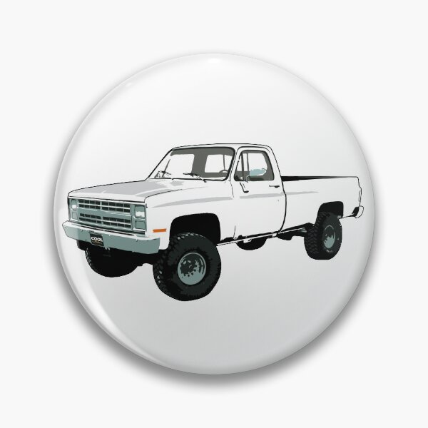 Item preview, White 80s 4x4 C Truck designed and sold by CoolRide.