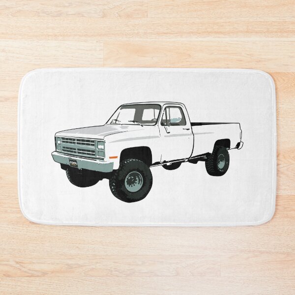 Item preview, White 80s 4x4 C Truck designed and sold by CoolRide.