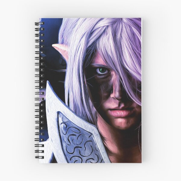 Item preview, Female Half Elf Rogue staring you down with her dual Scimitars in hand! designed and sold by bastcreative.