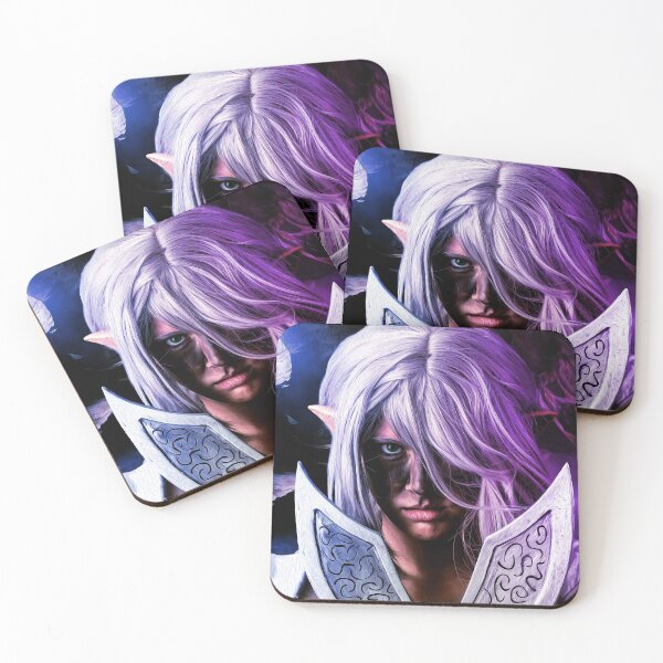 Item preview, Female Half Elf Rogue staring you down with her dual Scimitars in hand! designed and sold by bastcreative.