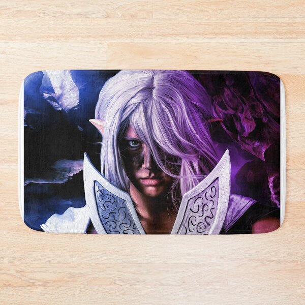 Item preview, Female Half Elf Rogue staring you down with her dual Scimitars in hand! designed and sold by bastcreative.