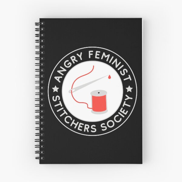 Item preview, Angry Feminist Stitchers Society - Snarky Needle and Thread for Sewists, Quilters designed and sold by wildhunt.