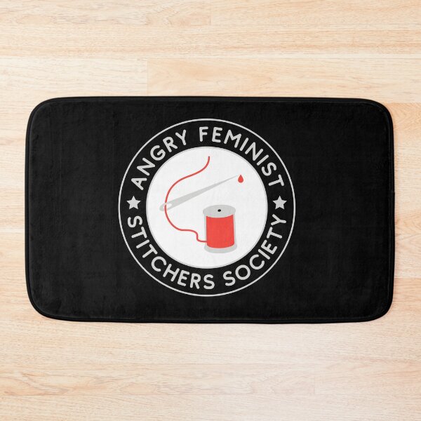 Item preview, Angry Feminist Stitchers Society - Snarky Needle and Thread for Sewists, Quilters designed and sold by wildhunt.