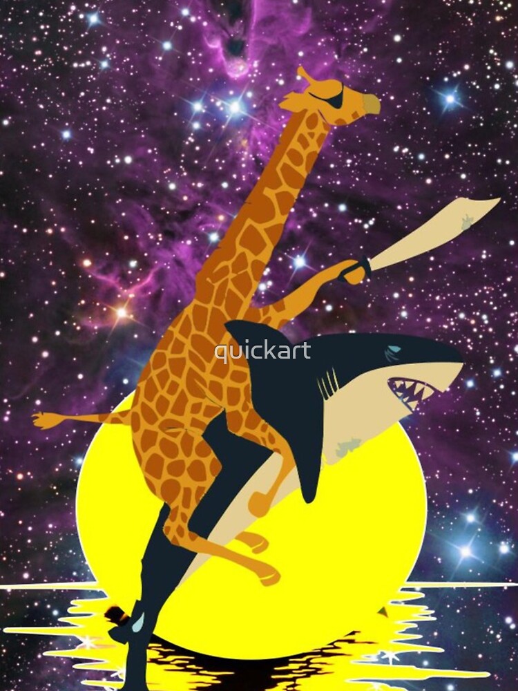 Giraffe Riding Shark 2 iPhone 15, iPhone 15 Plus
