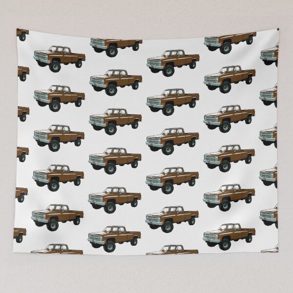 Item preview, Brown 80s 4x4 C Truck designed and sold by CoolRide.