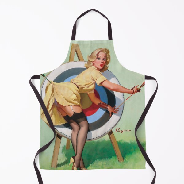 Item preview, A Near Miss (Right On Target) - Gil Elvgren designed and sold by MStockDesign.