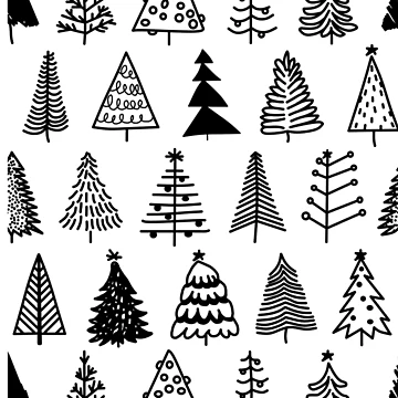 Artwork thumbnail, Christmas Tree Pattern by Riku-Ortiz