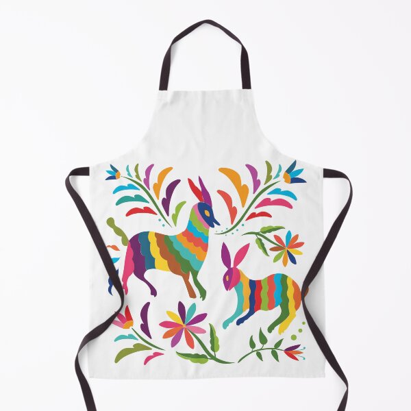 Item preview, Mexican Otomí Floral Composition with animals by Akbaly designed and sold by Akbaly.