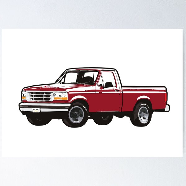 Item preview, Red 90s F Truck designed and sold by CoolRide.