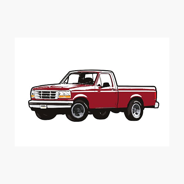 Item preview, Red 90s F Truck designed and sold by CoolRide.