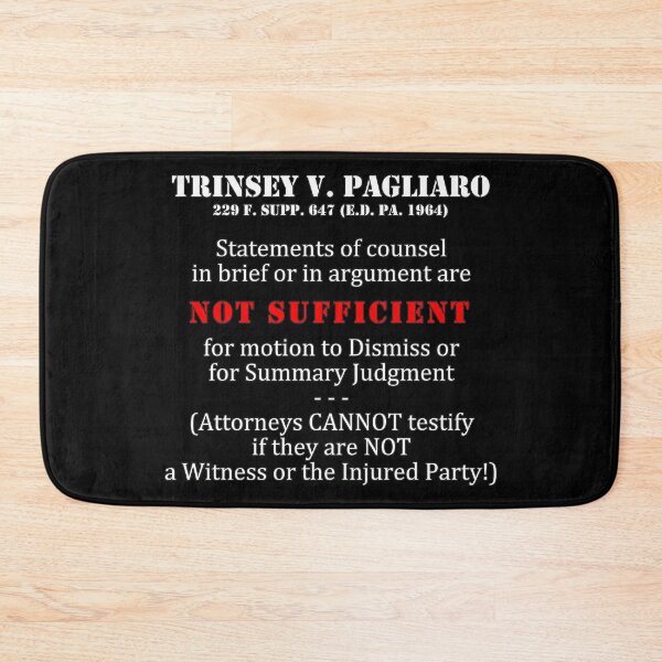 Item preview, LAW, & ORDER:: Case Law: Trinsey v Pagliaro (white text) designed and sold by Spinning Plates 360.