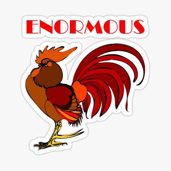 Big Rooster Stickers For Sale Redbubble
