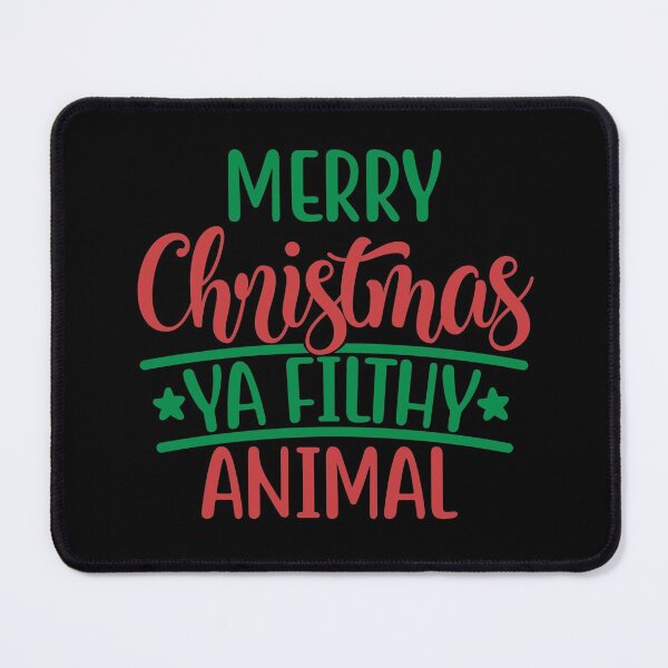 Item preview, Merry Christmas ya filthy animal designed and sold by pnkpopcorn.