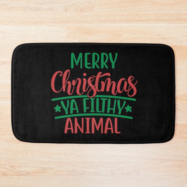 Item preview, Merry Christmas ya filthy animal designed and sold by pnkpopcorn.