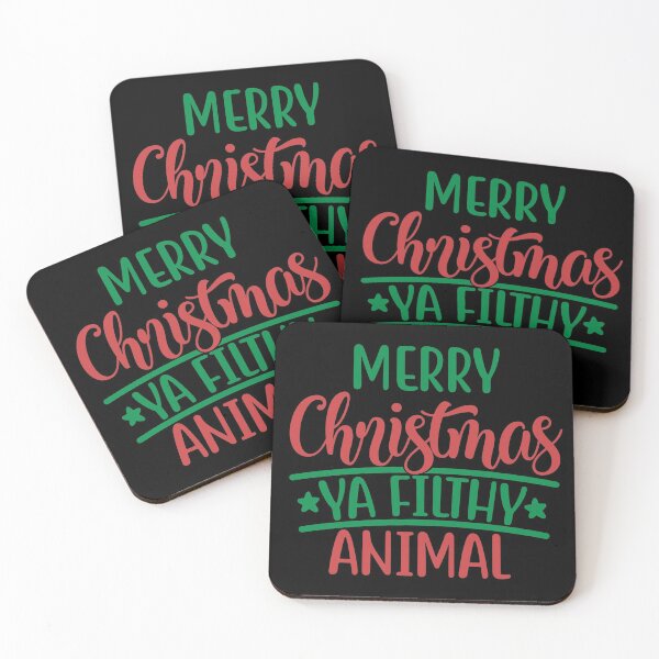 Item preview, Merry Christmas ya filthy animal designed and sold by pnkpopcorn.