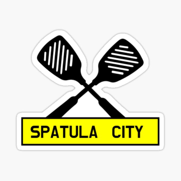 Spatula City Records Flipper Spatula Sticker