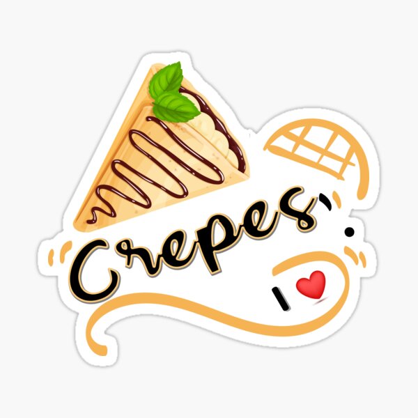 Crepes Stickers for Sale | Redbubble