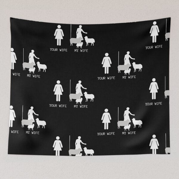 Item preview, Funny Sheep For Husbands and Wives designed and sold by Brimwood.
