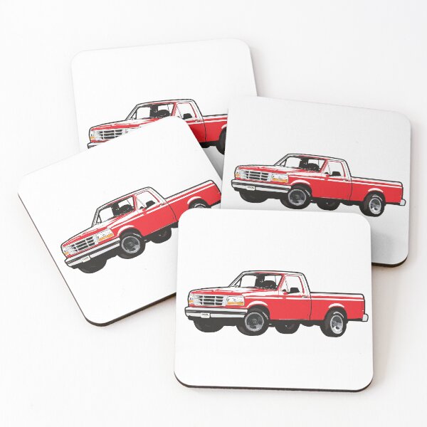Item preview, Bright Red 90s F Truck designed and sold by CoolRide.