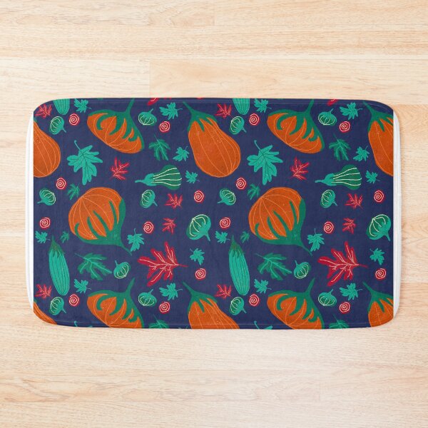 Item preview, Pumpkin Party -Navy designed and sold by Duniatozy.