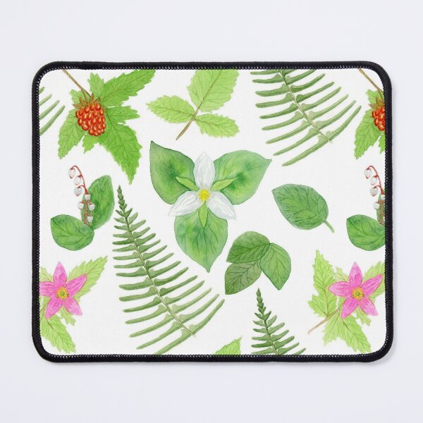 Item preview, Pacific Northwest Watercolor Botanicals Pattern designed and sold by paintedpansy.