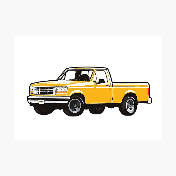 Item preview, Yellow 90s F Truck designed and sold by CoolRide.