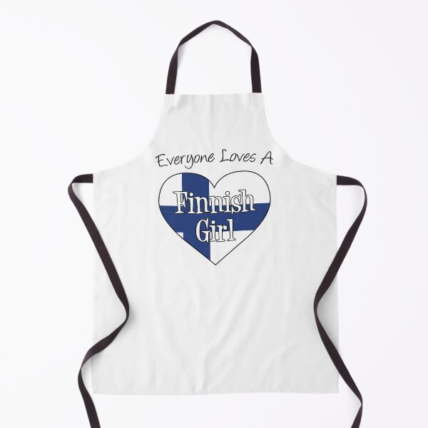 Item preview, Everyone Loves A Finnish Girl Finland Flag Heart designed and sold by jaycartoonist.