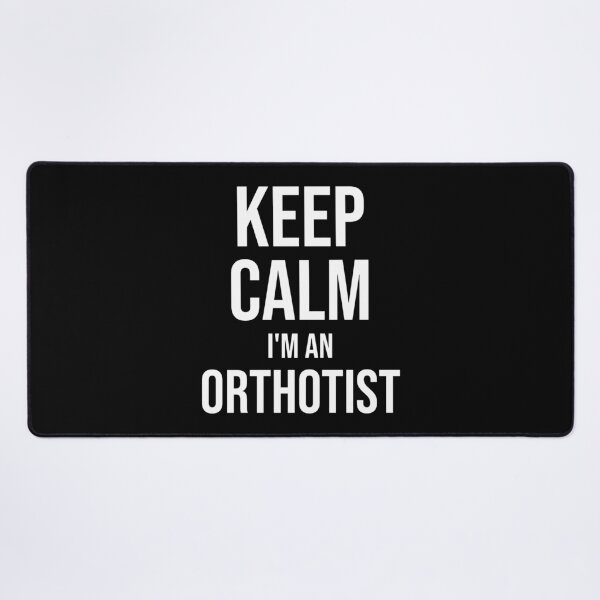 Item preview, Keep Calm I'm An Orthotist : Funny Orthotist T-shirt Coworker Gag Gift For Men And Women (Birthday, Halloween, Christmas & Thanksgiving Gifts Idea) designed and sold by Letaf.
