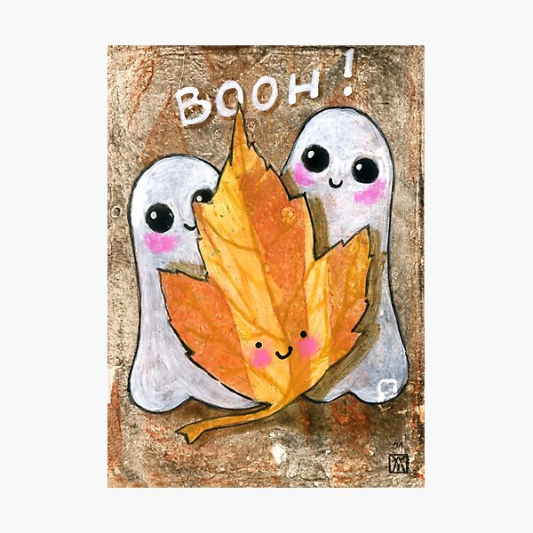 Item preview, ghosts and leaf designed and sold by Castel Yvonne.