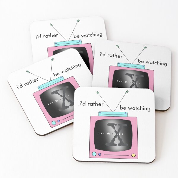 Item preview, "i'd rather be watching the x files" retro tv designed and sold by DanaScully0709.