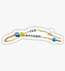Joe and Barack Friendship Bracelets Sticker