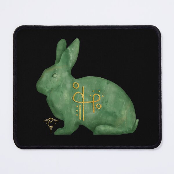 Item preview, Green Aventurine Rabbit designed and sold by jenniferLoree.