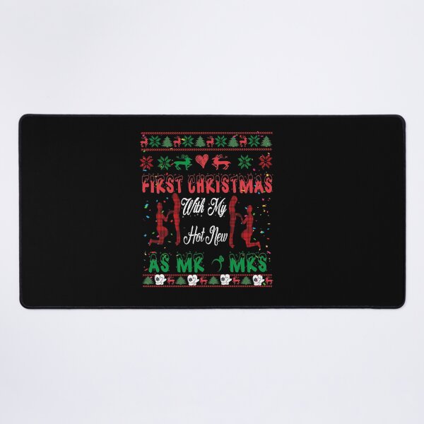 Item preview, First Christmas As Mr & Mrs Married Couple Ugly Sweater matching couple Christmas Gift ,Funny Christmas Xmas Gift Matching couple designed and sold by ilias13.