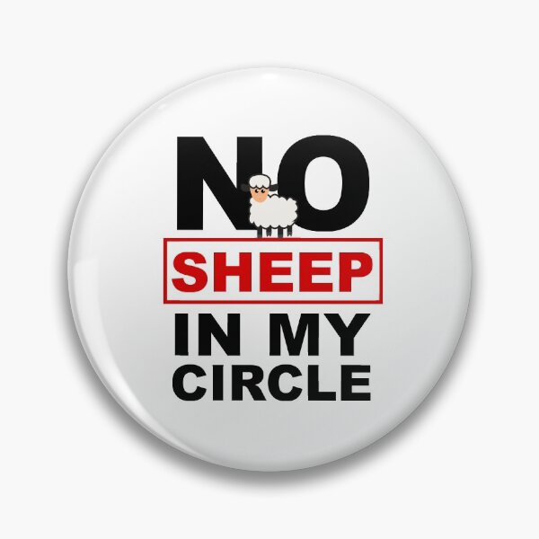 Item preview, No Sheep In My Circle  designed and sold by showoffmarket.
